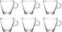 Set de verres à cappuccino Bormioli - Cappuccino - Easy Bar - 220 ml - 6 pièces