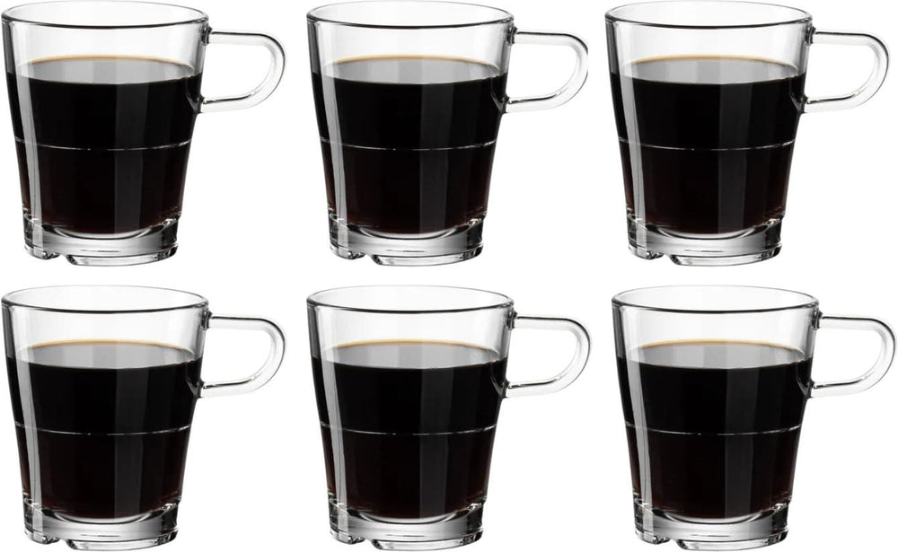 Verres à café Leonardo Senso - Empilables - 250 ml - Lot de 6