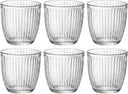 Ensemble de verres a eau Bormioli Rocco - Gobelet - Line - 290 ml - 6 pièces