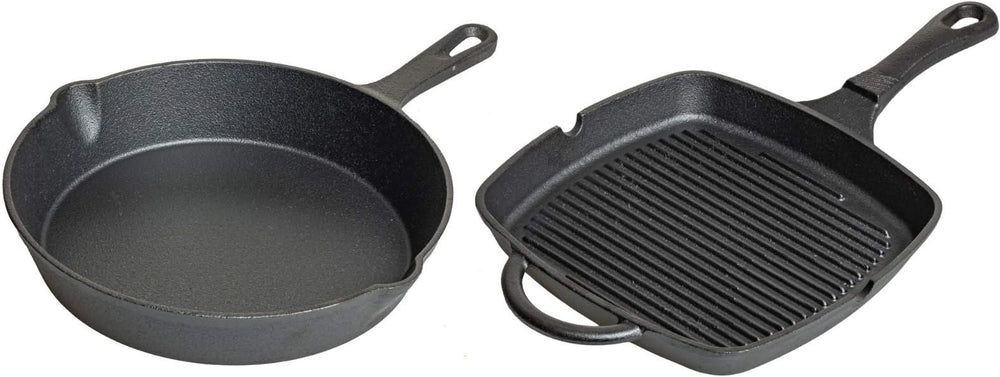 Set de poêles Blackwell - Poêles en fonte - Cast Iron - ø25/23x23cm - 2 pièces