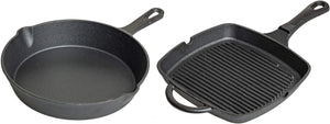 Set de poêles Blackwell - Poêles en fonte - Cast Iron - ø25/23x23cm - 2 pièces