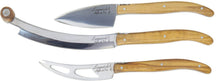 Ensemble de couteaux à fromage Laguiole Style de Vie - en inox - 3 pièces