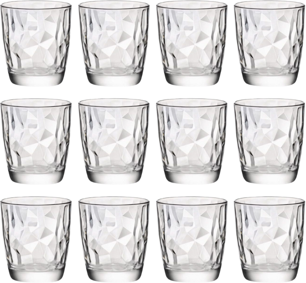 Ensemble de verres à eau Bormioli Rocco - Diamond - 300 ml - 12 pièces