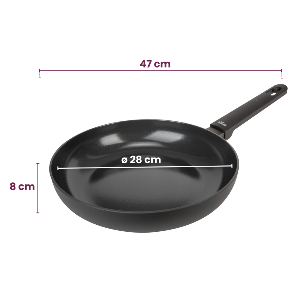 Poêle Cookinglife - Poêle à frire - Black Cera - Ø 28 cm - en aluminium