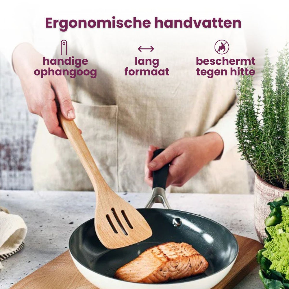 Spatule Cosy & Trendy - Spatule en bois - Delish Eco - 30 cm