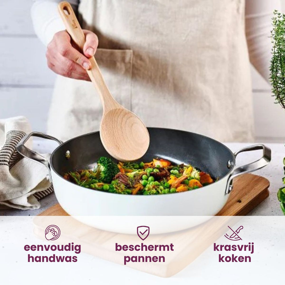 Spatule Cosy & Trendy - Spatule en bois - Delish Eco - 30 cm