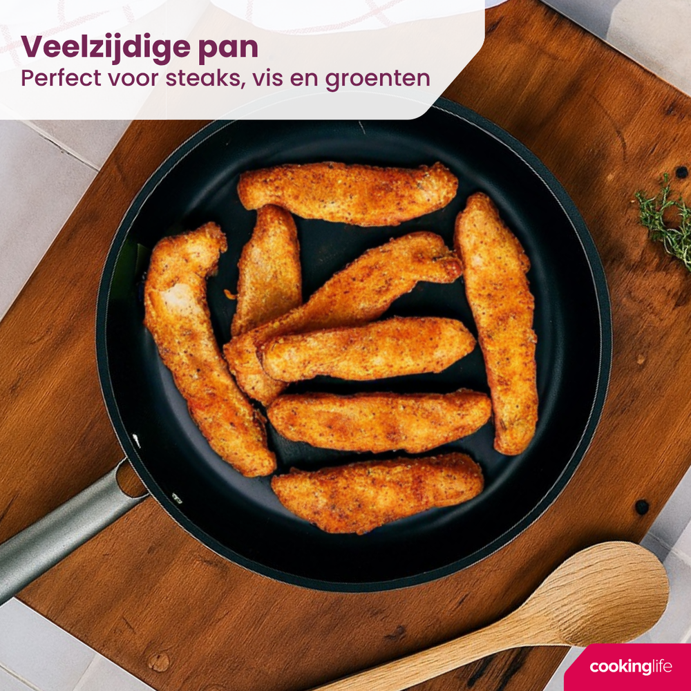 Poêle Cookinglife - Poêle a frire induction - ProForge - 28 cm
