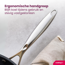 Set de poêles Cookinglife - Poêle à frire - Revolt - Ø 24 & 28 cm - 2 pièces