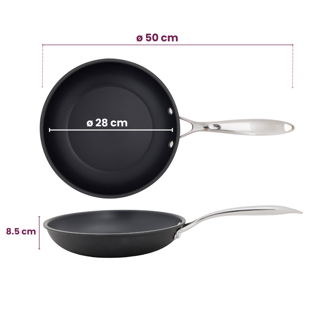 Set de poêles Cookinglife - Poêle à frire - Revolt - Ø 24 & 28 cm - 2 pièces
