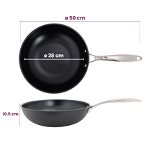 Wok Cookinglife - Wok à frire - Revolt - Ø 28 cm - en aluminium