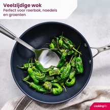 Wok Cookinglife - Wok à frire - Revolt - Ø 28 cm - en aluminium