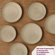 Ensemble de vaisselle Cookinglife - Service complet - Sabi - Ø 26 cm - 18 pièces