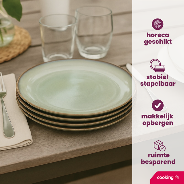 Ensemble de bols Cookinglife - Bols de soupe - Sabi - Ø 15 cm - 6 pièces