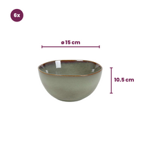Service de vaisselle Cookinglife - Service 6 personnes - Sabi - 26 cm - 18 pièces