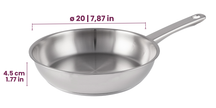 Poêle à frire Cookinglife - Poêle en inox triply - Superior - 20 cm