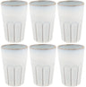 Tasses à Latte Macchiato Cosy & Trendy Bistro Vintage White 450 ml - 6 pièces
