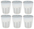 Tasses à Cappuccino Cosy & Trendy Bistro Vintage White 290 ml - 6 pièces