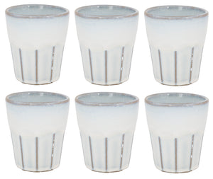 Tasses à Cappuccino Cosy & Trendy Bistro Vintage White 290 ml - 6 pièces