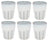Tasses à Cappuccino Cosy & Trendy Bistro Vintage White 290 ml - 6 pièces