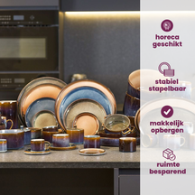 Set de bols à soupe Cosy & Trendy - Coupes - Quintana Amber - 450 ml - 4 pièces
