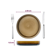 Set de vaisselle Cosy & Trendy - 6 personnes - Quintana Amber - 28 cm - 18 pièces