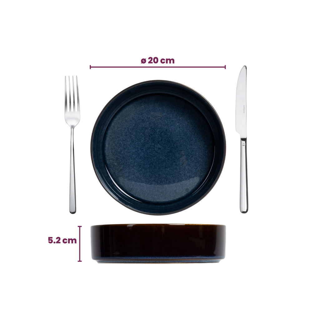 Ensemble vaisselle Cosy&Trendy - Table - Quintana Blue - 6 personnes - 18 pièces