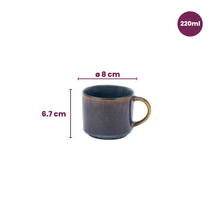 Set de tasses à café Cosy & Trendy - Senseo - Quintana Blue - 220 ml - 4 pièces