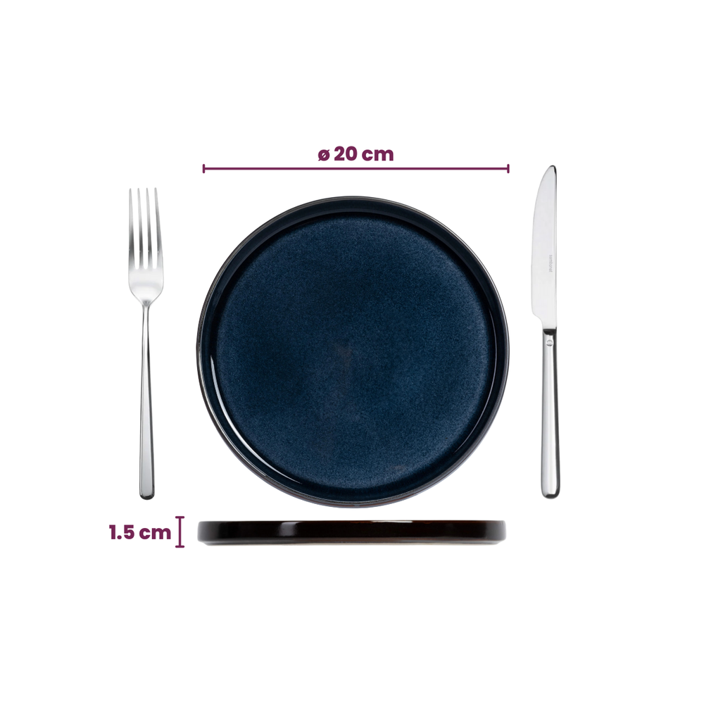 Ensemble vaisselle Cosy&Trendy - Table - Quintana Blue - 6 personnes - 18 pièces