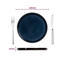Set d'assiettes Cosy&Trendy - Assiettes a dessert - Quintana - 22 cm - 4 pièces