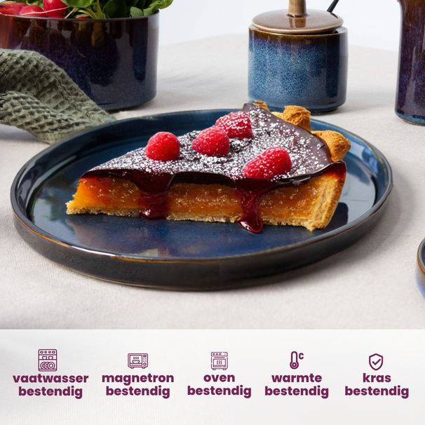Set d'assiettes Cosy&Trendy - Assiettes a dessert - Quintana - 22 cm - 4 pièces