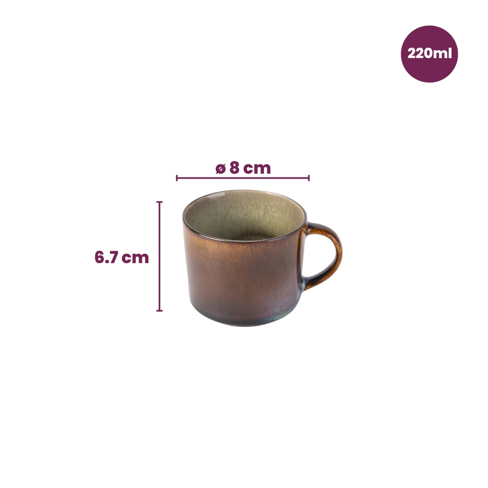 Set de tasses à café Cosy & Trendy - Senseo - Quintana Green - 220 ml - 4 pièces