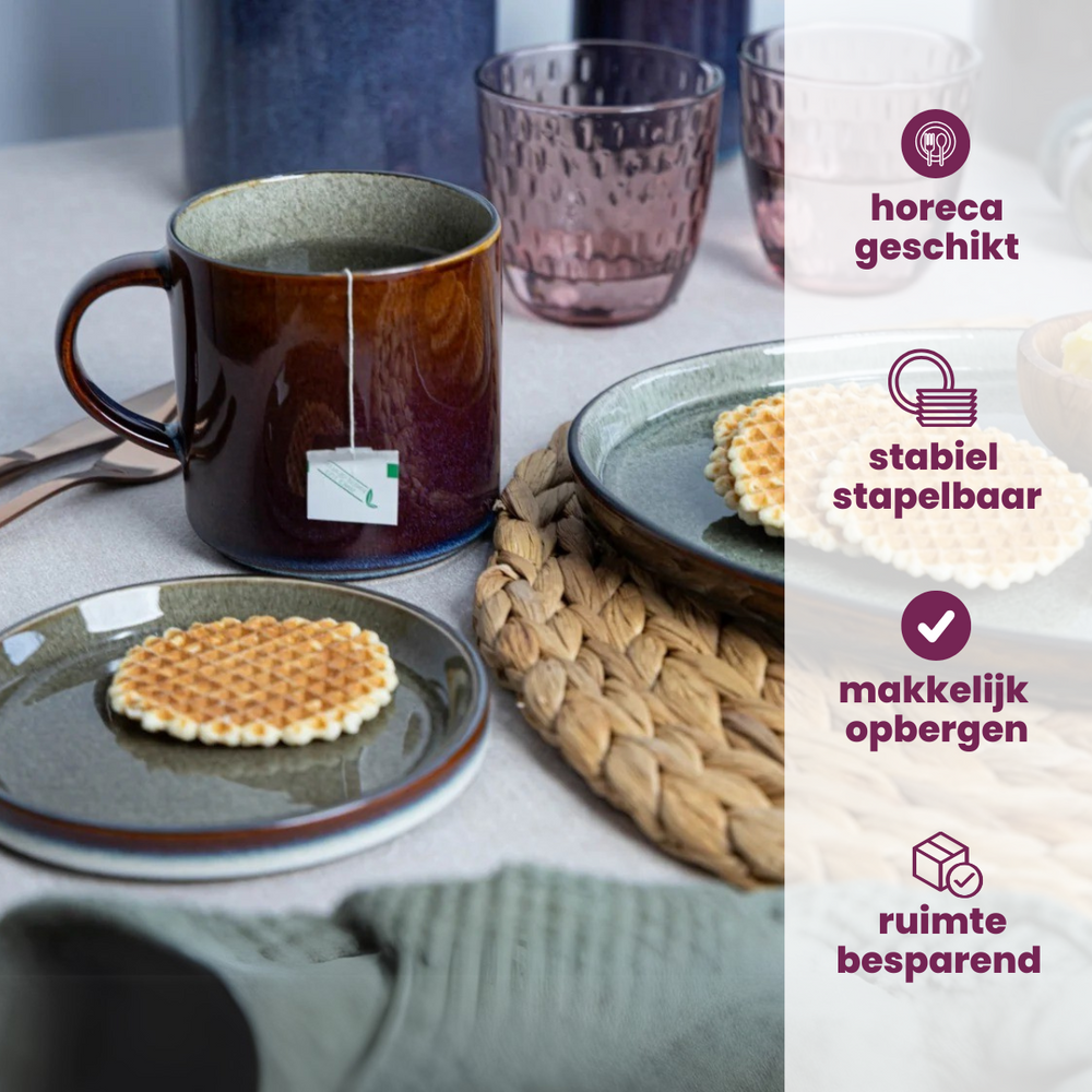 Ensemble de tasses à café Cosy & Trendy - Senseo - Quintana - 220 ml - 4 pièces
