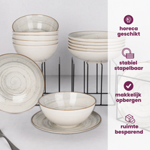 Ensemble d'assiettes Cosy&Trendy - Assiettes plates - Sintra - 26 cm - 4 pièces