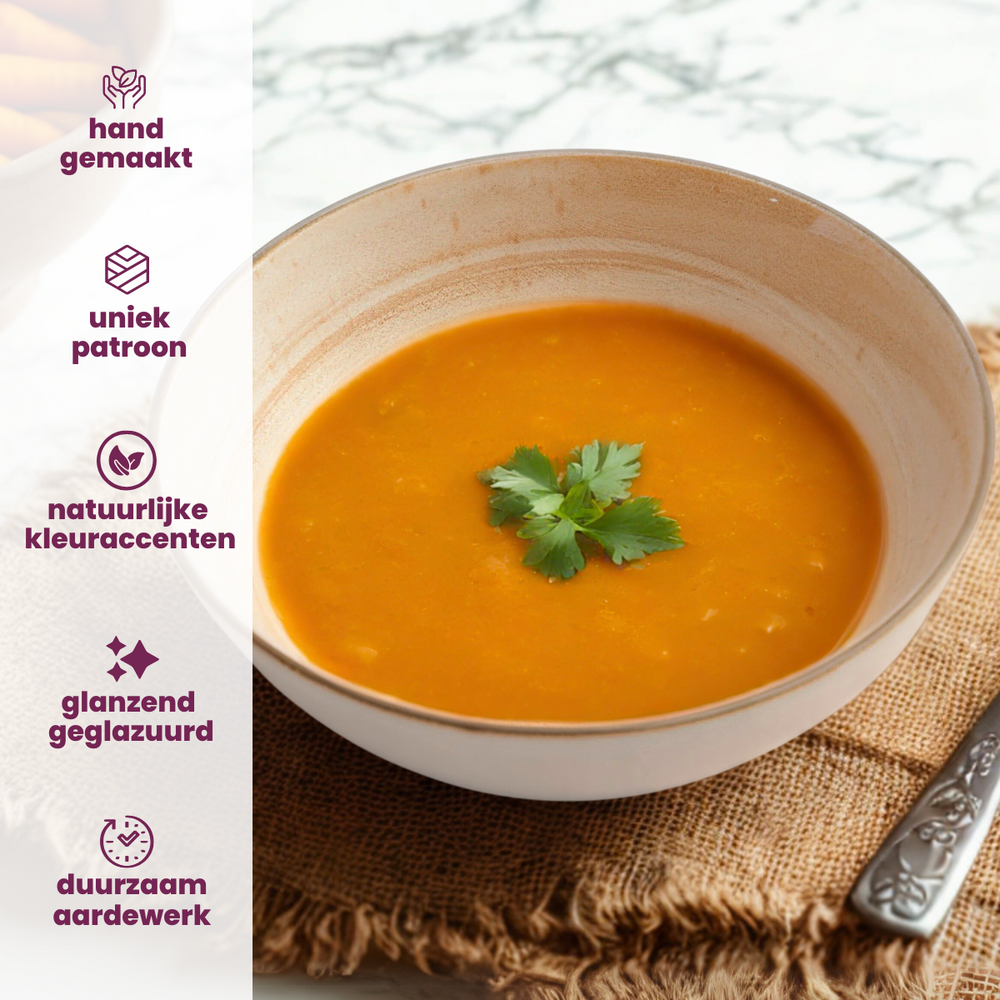 Ensemble d'assiettes profondes CosyTrendy - À soupe - Sintra - Ø21 cm - 4 pièces