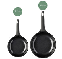 Sola Batterie de cuisine Ceramic Deluxe 2 pièces ø 24 & 28 cm - revêtement antiadhésif céramique