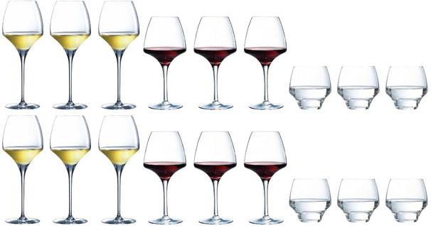 Set de verres à vin Chef & Sommelier - Verres à eau - Open Up - 18 pièces