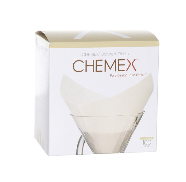 Filtres à café / filtres en papier Chemex FS-100 Square - Prépliés - 100 pièces