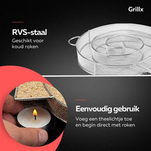 Générateur de fumée froide GrillX - Fumage a froid - GrillX BBQ - 425 ml