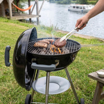 Cookinglife Barbecue à boule avec roues Fire & Flavour - Charbon de bois - 45 cm - Noir