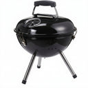 Cookinglife Barbecue à boule avec pieds Fire & Flavour - Charbon de bois - 39 cm - Compact - Noir