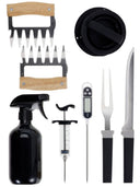 Cookinglife BBQ Pitmaster Set - 8 pièces - Ensemble complet de grill pour viande & légumes