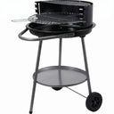 Cookinglife BBQ semi-ouverte avec roues Fire & Flavour - Charbon - 51 cm - Noir