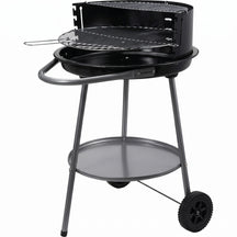 Cookinglife BBQ semi-ouverte avec roues Fire & Flavour - Charbon - 51 cm - Noir
