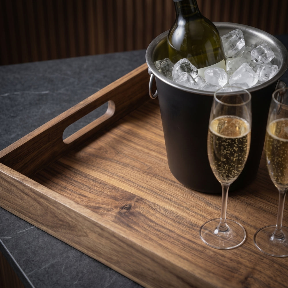 Plateau de Service Cookinglife Acacia 38 x 26 cm