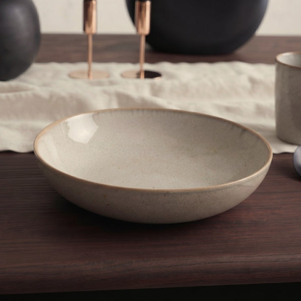 Assiettes creuses / Assiettes à pâtes Cookinglife linen beige ø 18 cm – 6 pièces