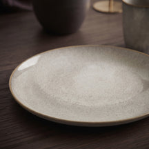 Assiettes plates Cookinglife Linen Beige ø 27 cm – 6 pièces