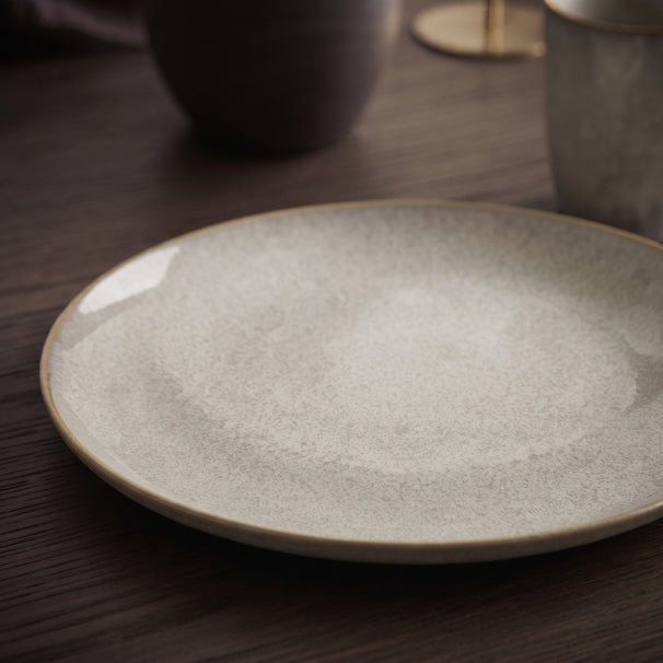 Assiettes plates Cookinglife Linen Beige ø 27 cm – 6 pièces