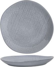 Assiettes plates Cookinglife Linen Gris ø 27 cm – 6 pièces