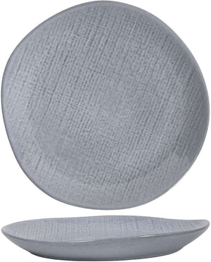 Assiettes plates Cookinglife Linen Gris ø 27 cm – 6 pièces