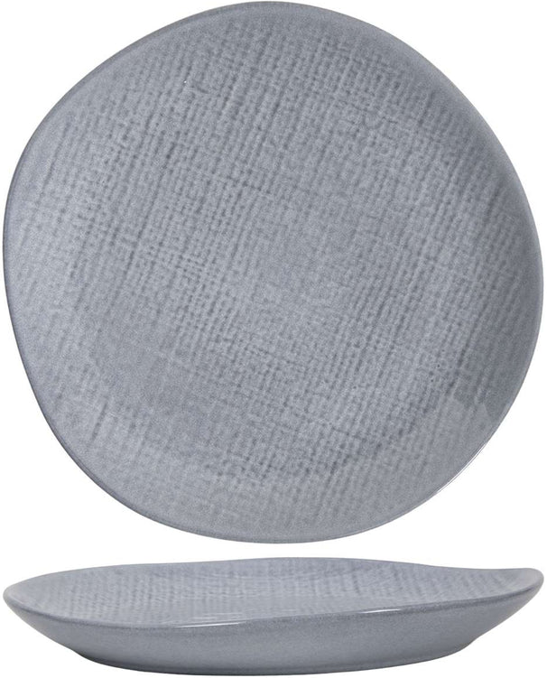 Assiettes plates Cookinglife Linen Gris ø 27 cm – 6 pièces